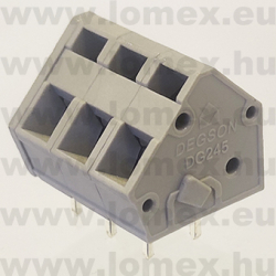 DG245-5.08-03P-11 (DEG) RoHS SORKAPOCS 3P RM5.08 45° RUGÓS - 43-38-41