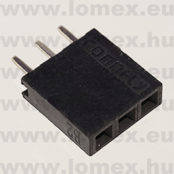 DS1023-1x3S21 (CNF) RoHS 2.54mm HÜVELY 3P h=8.5mm - 43-38-72