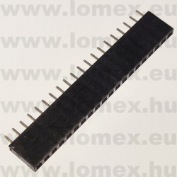 DS1023-1x20S21 (CNF) RoHS 2.54mm HÜVELY 20P h=8.5mm - 43-39-33