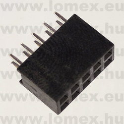 DS1023-2x5S21 (CNF) RoHS 2.54mm HÜVELY 5x2P h=8.5mm - 43-39-50