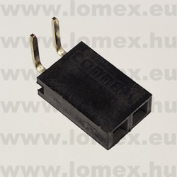 DS1024-1x2R2 (CNF) RoHS 2.54mm HÜVELY 2P 90° h=8.5mm - 43-39-64