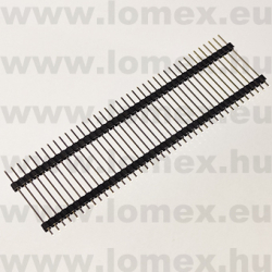 DS1029-01-1x40P8BVA6-3A (CNF) RoHS 2.54mm TÜSKESOR 40P DUAL TÖRD. - 43-40-12