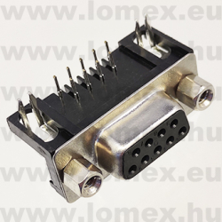 DS1037-09FNAKT74-0CC (CNF) RoHS DSUB 9P ANYA 90° NYÁKBA - 43-40-20