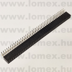 DS1024-2x40R2 (CNF) RoHS 2.54mm HÜVELY 40x2P 90° h=8.5mm - 43-40-38
