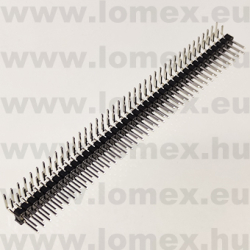 DS1022-2X40RF11-B (CNF) RoHS 2.54mm TÜSKESOR 40x2P 90° 6/3mm TÖRD. - 43-40-40