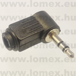 JP35-09L (   ) JACK 3.5mm SZTEREO  APA  90° - 43-40-87