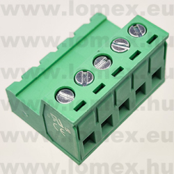 2EDGKR-5.0-05P-14 (DEG) RoHS SORKAPOCS 5P RM5.00 CSAPSORLÉC LENGŐ CSAVAROS - 43-41-45