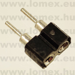 DS1002-01-1x2V13-JK (CNF) RoHS HÜVELY 2P PRECI 2.54mm H=3.0mm TÖRD. - 43-41-92