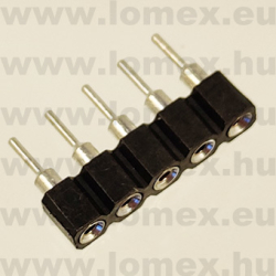 DS1002-01-1x5V13-JK (CNF) RoHS HÜVELY 5P PRECI 2.54mm H=3.0mm TÖRD. - 43-41-96