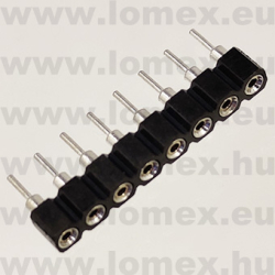 DS1002-01-1x8V13-JK (CNF) RoHS HÜVELY 8P PRECI 2.54mm H=3.0mm TÖRD. - 43-41-99