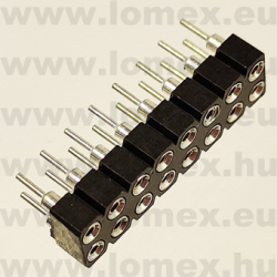 DS1002-01-2x8V13-JK (CNF) RoHS HÜVELY 8x2P PRECI 2.54x2.54mm H=3.0mm TÖRD. - 43-42-09
