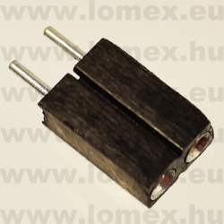 DS1002-03-1x2131 (CNF) RoHS HÜVELY 2P PRECI 2.54mm H=7.0mm TÖRD. - 43-42-12