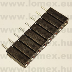 DS1002-03-1x8131 (CNF) RoHS HÜVELY 8P PRECI 2.54mm H=7.0mm TÖRD. - 43-42-19