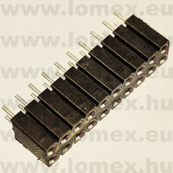 DS1002-03-2x10131 (CNF) RoHS HÜVELY 10x2P PRECI 2.54x2.54mm H=7.0mm TÖRD. - 43-42-21
