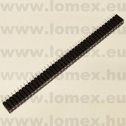 DS1002-03-2x40131 (CNF) RoHS HÜVELY 40x2P PRECI 2.54x2.54mm H=7.0mm TÖRD. - 43-42-24