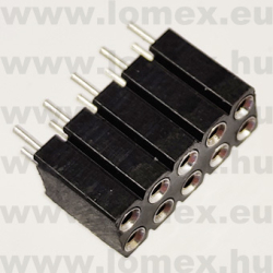 DS1002-03-2x5131 (CNF) RoHS HÜVELY 5x2P PRECI 2.54x2.54mm H=7.0mm TÖRD. - 43-42-26