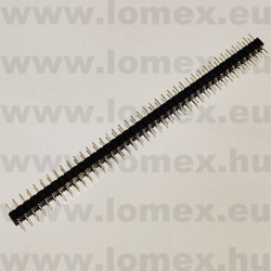 DS1004-2x40F11-B (CNF) RoHS TÜSKESOR 40x2P PRECI 2.54x2.54mm H=10mm D=0.46/0.46mm - 43-42-33