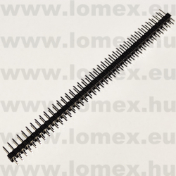 DS1021-2x40SF152-B (CNF) RoHS TÜSKESOR 40x2P 9/3 2.54x2.54mm PIN . 0.64x0.64 TÖRD. - 43-42-35