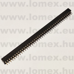 DS1026-05-2x40S8BV (CNF) RoHS HÜVELY 40x2P LOW PR 2x2mm H=4.3mm - 43-42-43