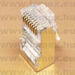 DS1123-15-P80TN (CNF) RoHS TELEFON 8/8 APA MODULAR PLUG ÁRNYÉKOLT RJ45 RJ-45 - 43-42-65