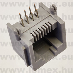 DS1134-S80APS (CNF) RoHS TELEFON 8/8 ANYA 90° NYÁK RJ45 GOLD.FL. - 43-42-78