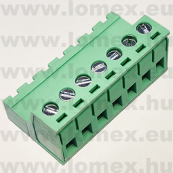 2EDGKR-5.08-07P-14 (DEG) RoHS SORKAPOCS 7P RM5.08 CSAPSORLÉC LENGŐ CSAVAROS - 43-42-99