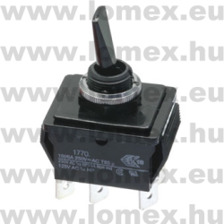 C1710HOAAA (ARC) RoHS LEVER  D=12  3P SPDT - 45-00-76