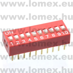 SDIP-10 (T-T) RoHS DIP SWITCH 10 - 45-01-56