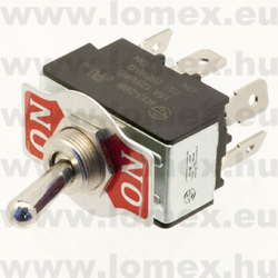 R13-28B (SCI) RoHS LEVER  D=12  6P DPDT - 45-01-87