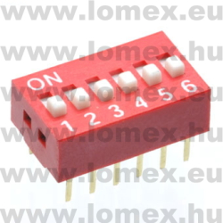 SDIP-6 (T-T) RoHS DIP SWITCH  6 - 45-02-26