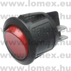 R13-244B (SCI) RoHS ROCKER D=20  4P DPST - 45-04-08