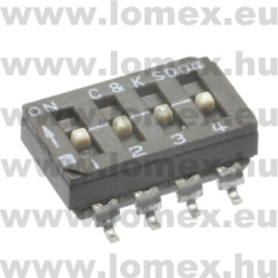 1825006-7  (TYC) RoHS 4P DIP SWITCH SMT - 45-04-18