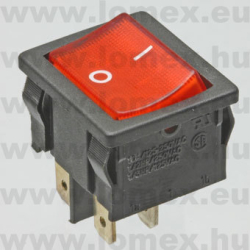 A41831G21000 (EVL) RoHS ROCKER 22x19 4P DPST - 45-04-55