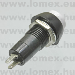 PBS-11BW (FEM)  PUSH B. D=12 2P SPST - 45-04-84