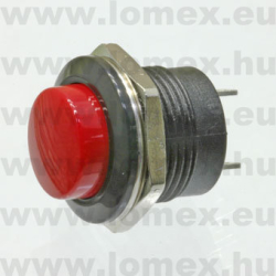 R13-507A-R (SCI)  RoHS PUSH B. D=16 2P SPST - 45-06-34