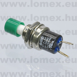 R13-24A-G (SCI)  PUSH B. D= 7 2P SPST - 45-08-02