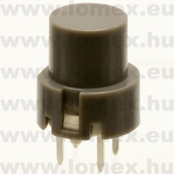KS01-BV GREY (HLY) RoHS TACT D=12/9mm SPST - 45-08-99
