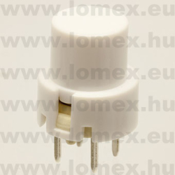 KS01-BV WHITE (HLY) RoHS TACT D=12/9mm SPST - 45-09-00