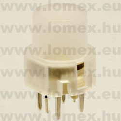 KS01-BLV-4 BLUE LED (HLY) RoHS TACT D=12/9mm SPST - 45-09-06