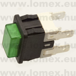 SXL4128H1E00000W (EVL) RoHS PUSH B.13x19 4P DPST - 45-09-67