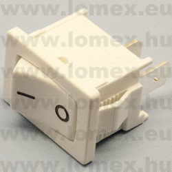 A11132211000 (EVL) RoHS ROCKER 13x19 2P SPST WH/WH - 45-10-42