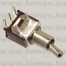 SMTS-102-2C3 (FEM) RoHS TOGGLE D= 5  3P SPDT PCB-HOR. - 45-10-53