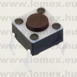 TVDP01-043CR4 (JFU) RoHS TACT THT 6x6mm H=4.3mm - 45-11-18