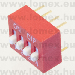 DS-04-G-T (JFU) RoHS DIP SWITCH  4 - 45-11-41