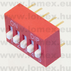 DS-05-G-T (JFU) RoHS DIP SWITCH  5 - 45-11-42