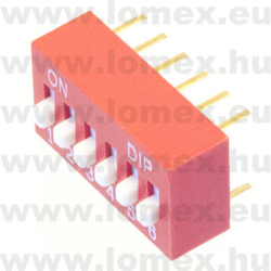 DS-06-G-T (JFU) RoHS  DIP SWITCH  6 - 45-11-43