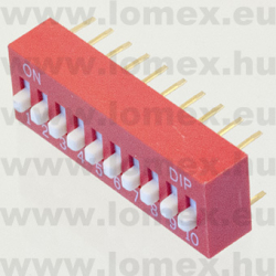 DS-10-G-T (JFU) RoHS DIP SWITCH 10 - 45-11-47