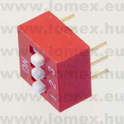 DS-03-G-T (JFU) RoHS DIP SWITCH  3 - 45-11-48