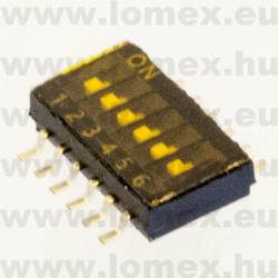 DHMF-06 (JFU) RoHS SMD DIP SWITCH 6 - 45-11-61