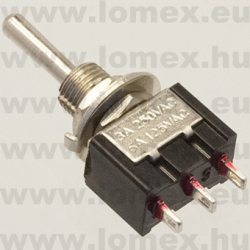 TA104A1_ (FEM)  TOGGLE D= 6.35 1/4"  3P SPDT - 45-11-98